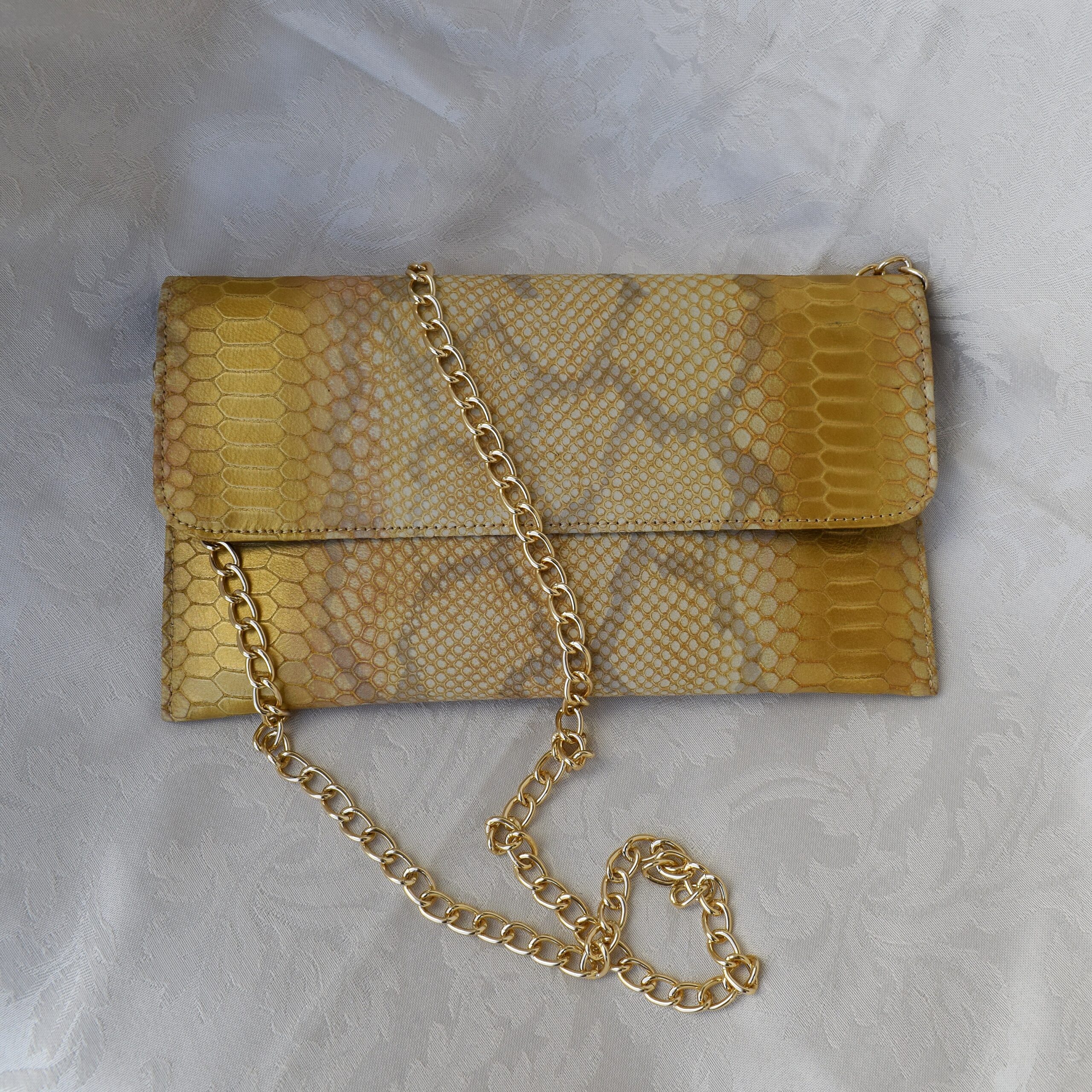 Giselle Clutch Bag (Gold) - Image 5