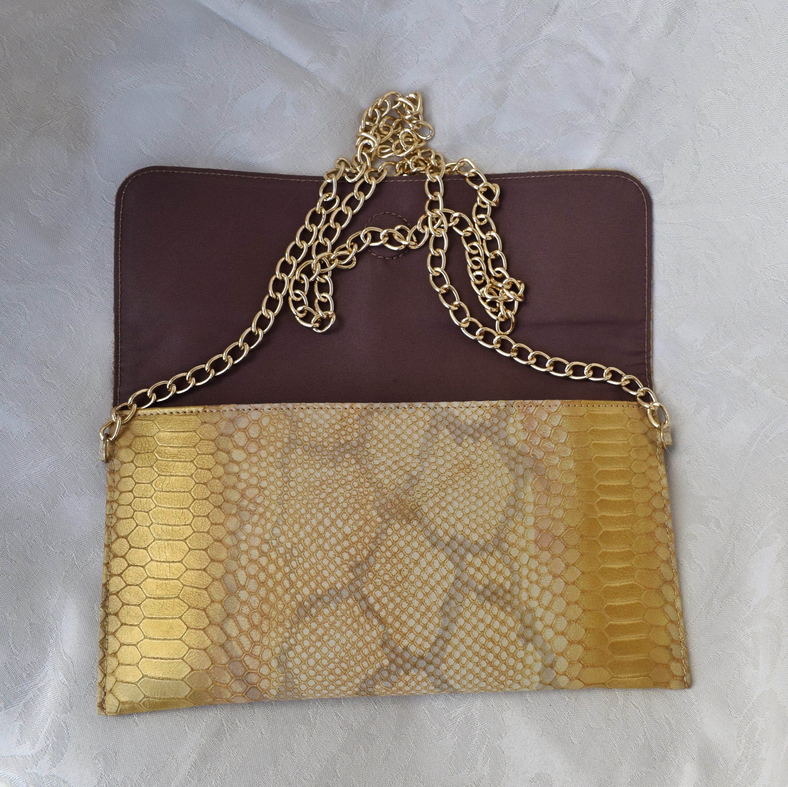 Giselle Clutch Bag (Gold) - Image 3