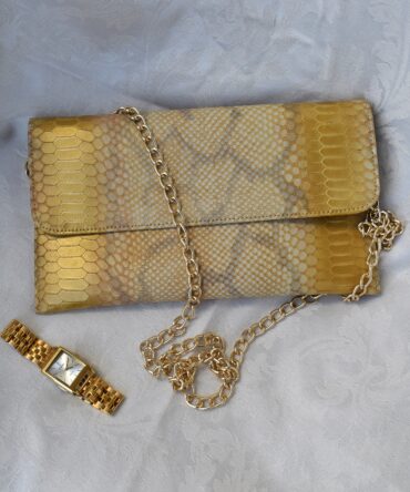 Giselle Clutch Bag (Gold)
