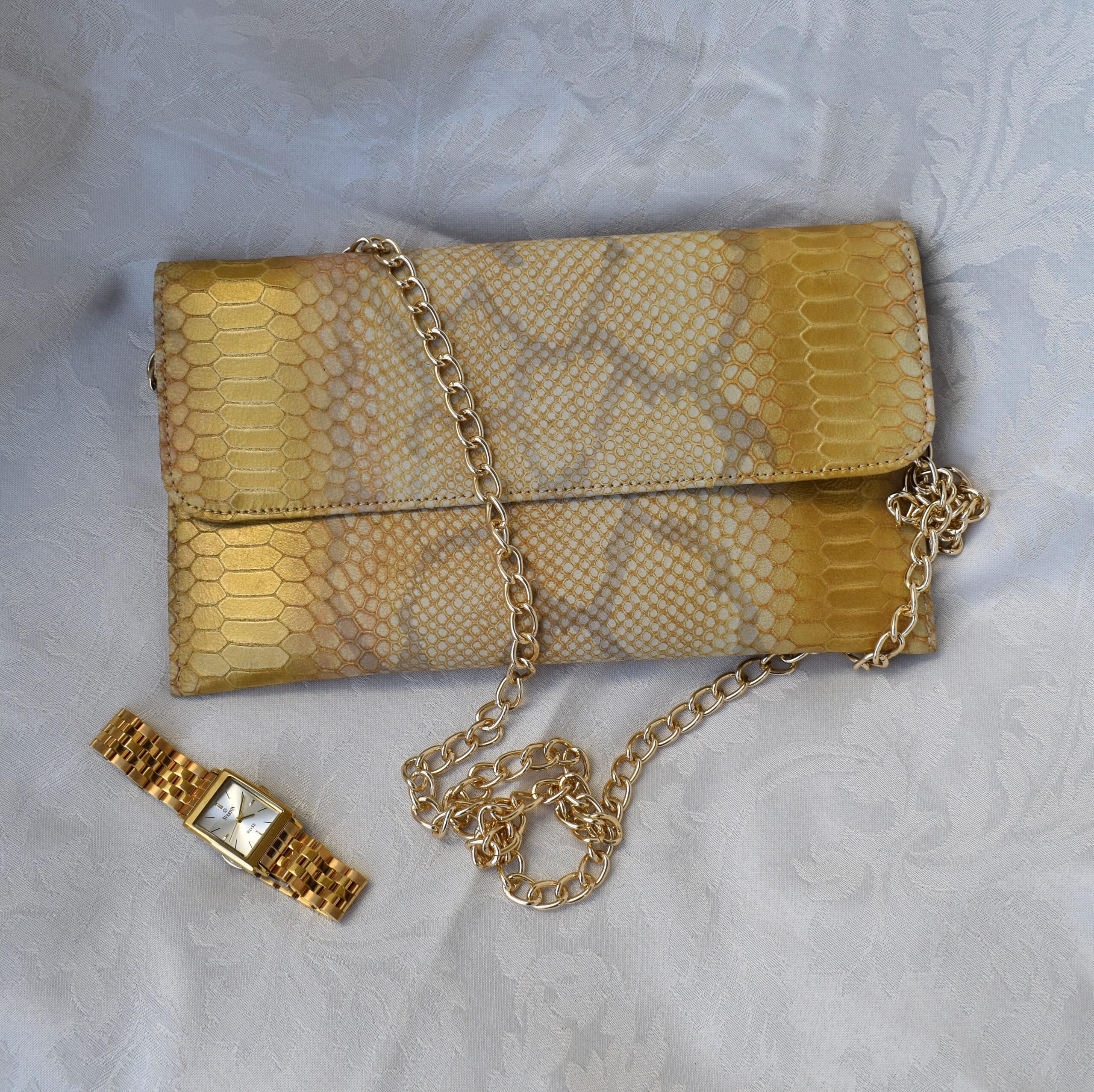 Giselle Clutch Bag (Gold)